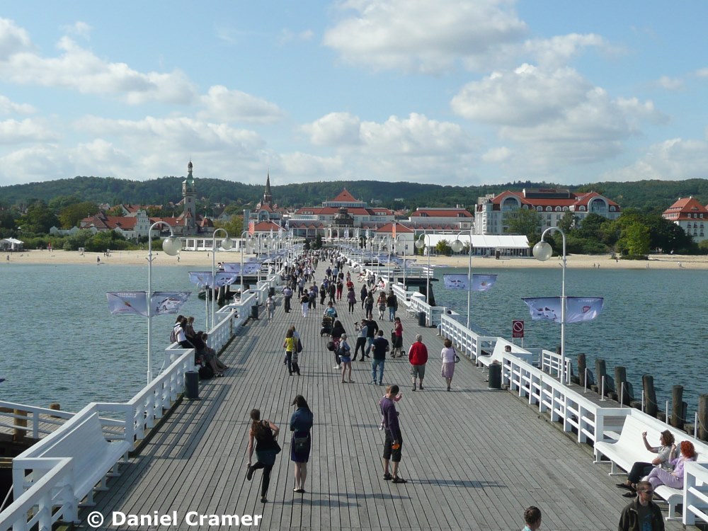 Seebrücke in Sopot