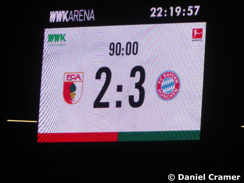 FC Augsburg vs. FC Bayern