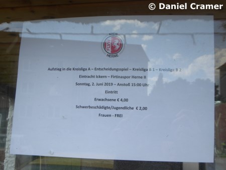 Eintracht Ickern vs. Firtinaspor II