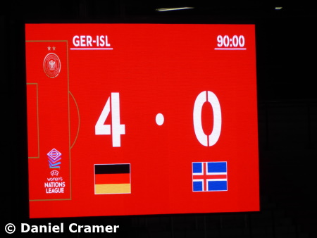Deutschland(F) vs. Island(F) 4:0, Nations League 2023