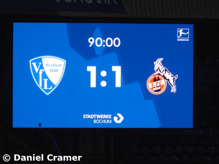 VfL vs. 1. FC K&ouml;ln 1:1, 2023/2024