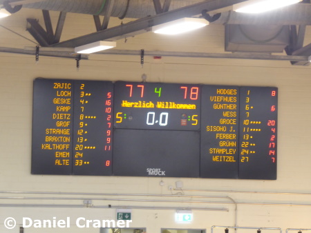 VfL Bochum vs. Uni Baskets Münster 77:78, 24/25